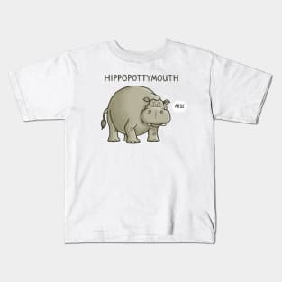 Hippo-potty-mouth Kids T-Shirt